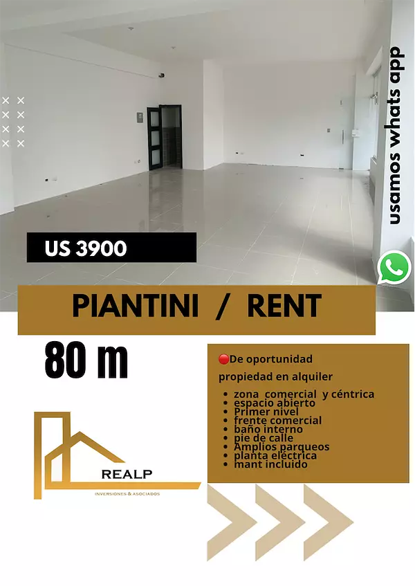 oficinas y locales comerciales - Local céntrico en Piantini 1