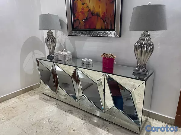 muebles y colchones - Credenza de Cristal 2