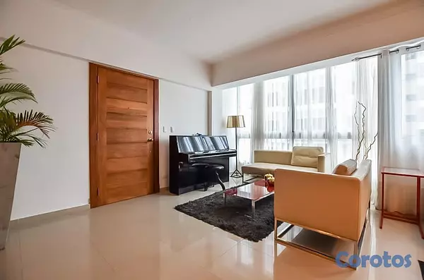 apartamentos - Espectacular apartamento amueblado en alquiler. 1