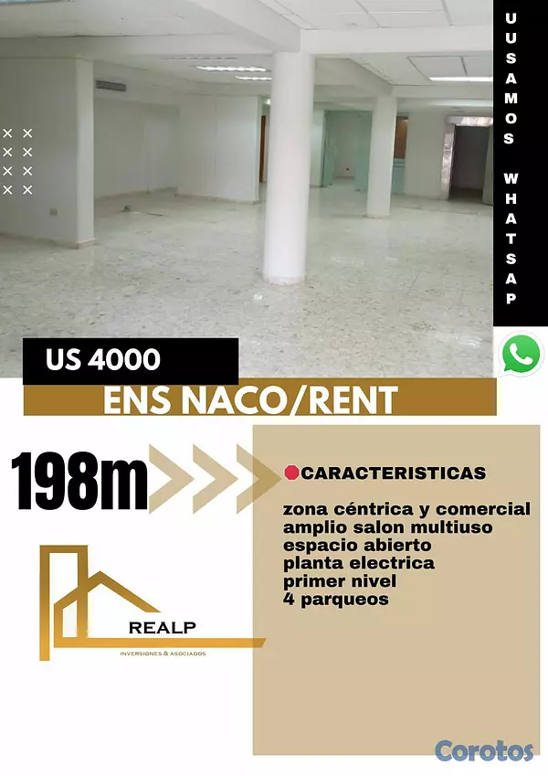 oficinas y locales comerciales - Alquiler local comercial en Naco  1