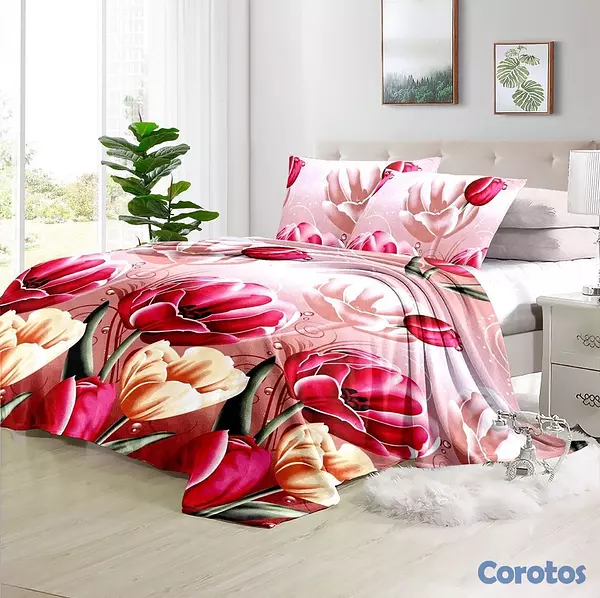 muebles y colchones - juego de frisas suave 3 piezas para cama de 60  16