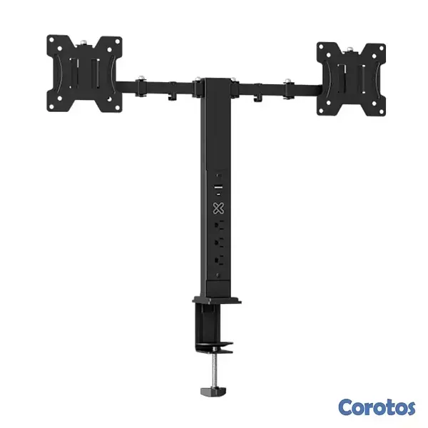 accesorios para electronica - SOPORTE PARA DOBLE MONITOR KLIPX, 13-32" CON REGLE 1