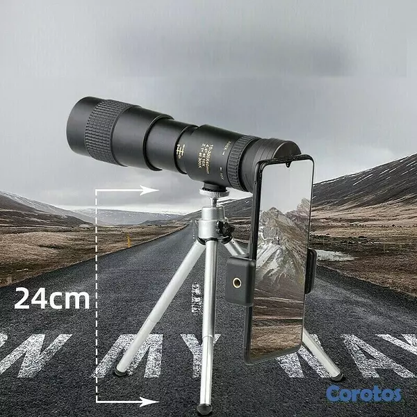 equipos profesionales - Telescopio Monocular 4con Soporte para Telefono Inteligente rapido 10