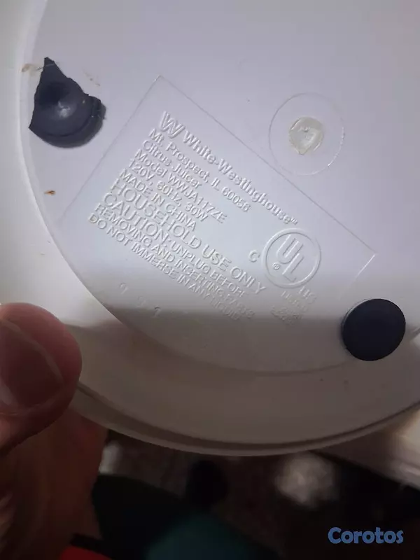 electrodomesticos - Exprimidor de Cítricos White Westinghouse  5