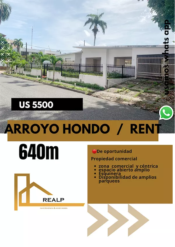 oficinas y locales comerciales - Propiedad comercial arroyo hondo 1