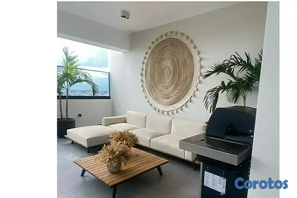 apartamentos - Apartamento amueblado en alquiler en Bella vista  4