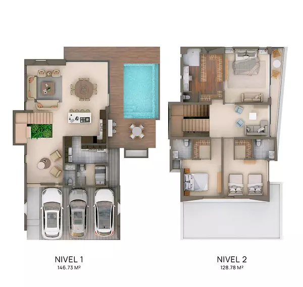 casas - Casas proyecto cerrado en Cuesta Hermosa II, en planos  7