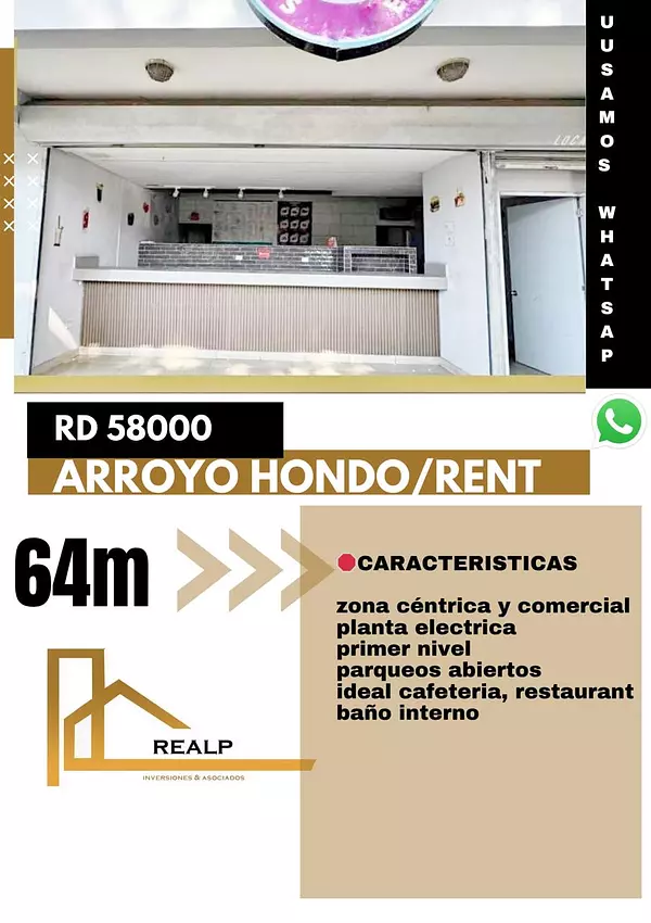 oficinas y locales comerciales - Alquiler local en Arroyo hondo 1