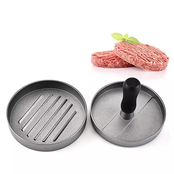 cocina - Molde para hacer carnes de Hamburguesa Burguer press chimi antiadherente 5" 5