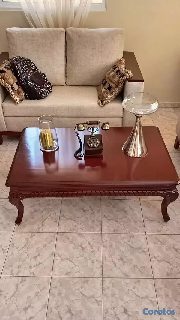 decoración y accesorios - Mesa en caoba 47x28.5 pulg NEGOCIABLE 5