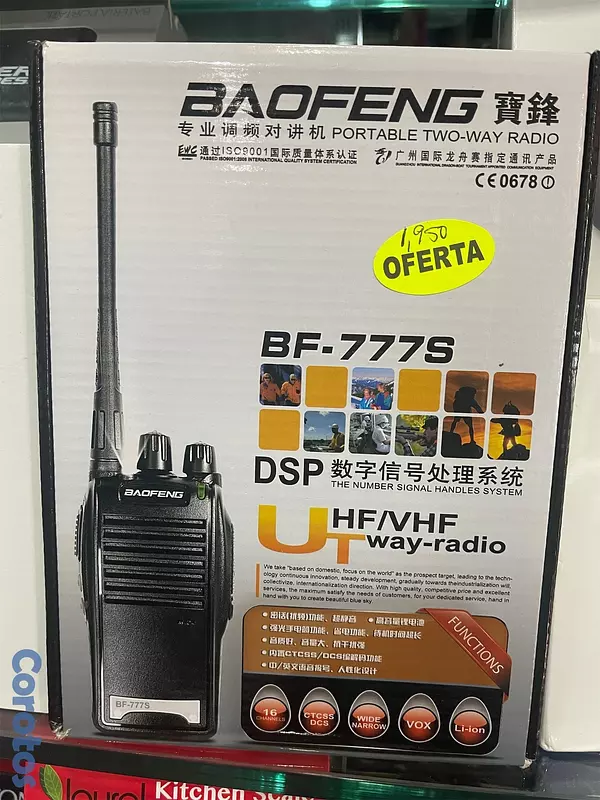otros electronicos - Radio comunicación Baofeng. Doble. Walkie-talkie. BF-777S 1