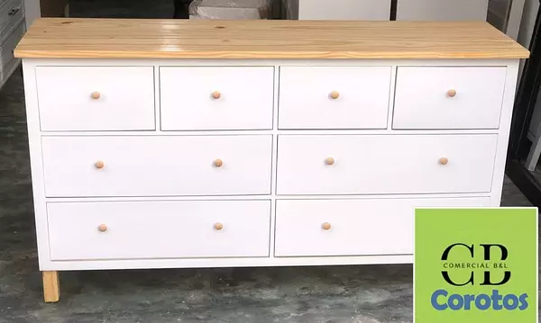 muebles y colchones - Gavetero 8 gavetas con tope natural  2