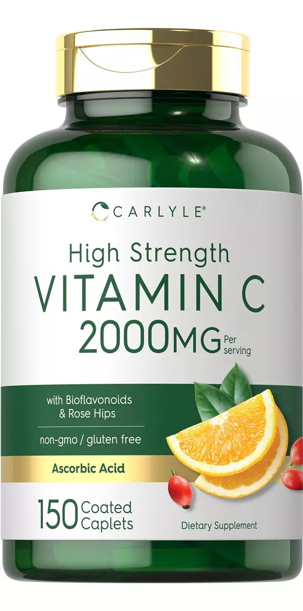 Salud y Equipamiento Médico - Carlyle Vitamina C 2000mg | Con Rosa Mosqueta | 300 Comprimi 2