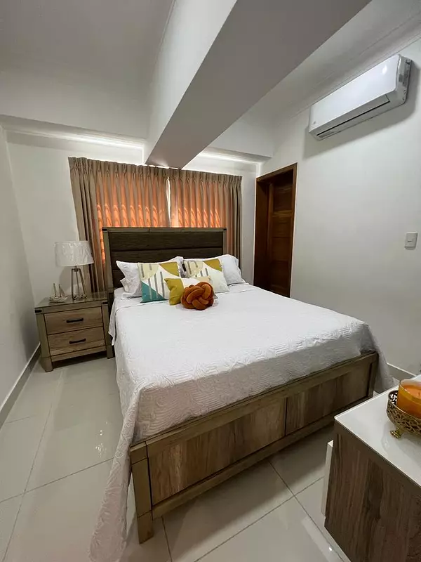 apartamentos - Vendo apartamento amueblado en Evaristo Morales  7