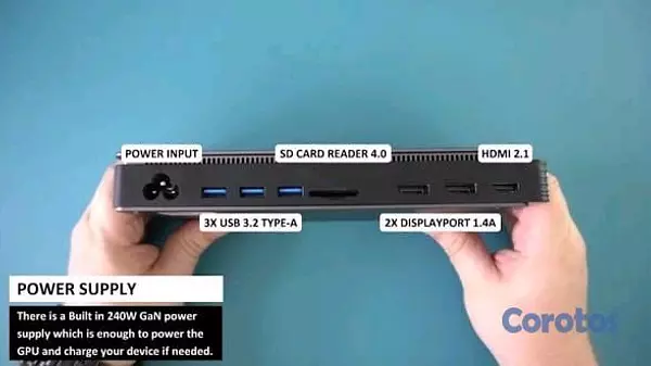 consolas y videojuegos - 🎮 ESTACIÓN GAMER PORTÁTIL: Lenovo Legion Go + GPD G1 (eGPU) + 512GB SD 4