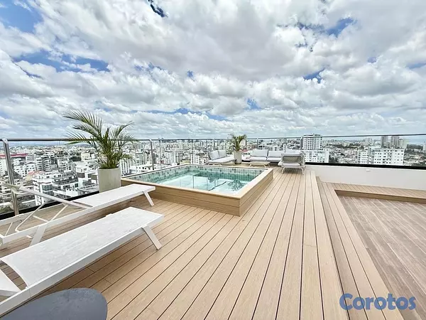 apartamentos - vendo bella vista sur amueblado tres habitaciones con su baño dos parqueo balcó 14