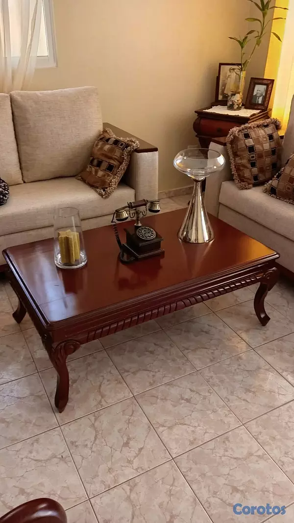 decoración y accesorios - Mesa en caoba 47x28.5 pulg NEGOCIABLE 6