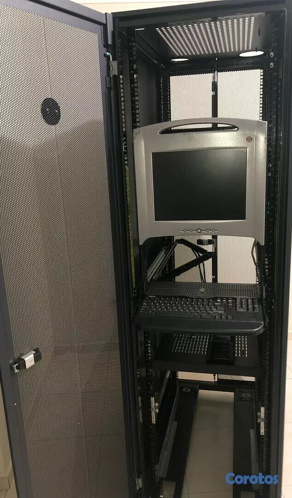 equipos profesionales - Dell 4210 Server Rack 42U modelo PS38S 19, Cerrado.+KVM Switch modelo #PDJCN 17 7