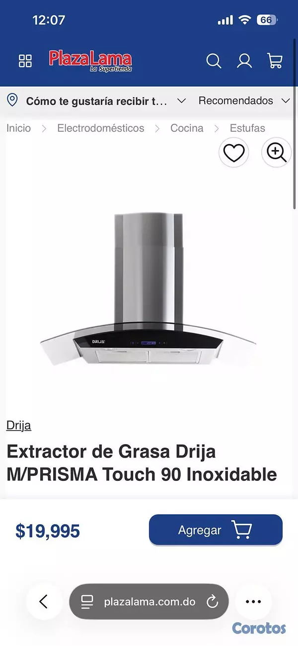 electrodomesticos - Extractor de grasa DRIJA