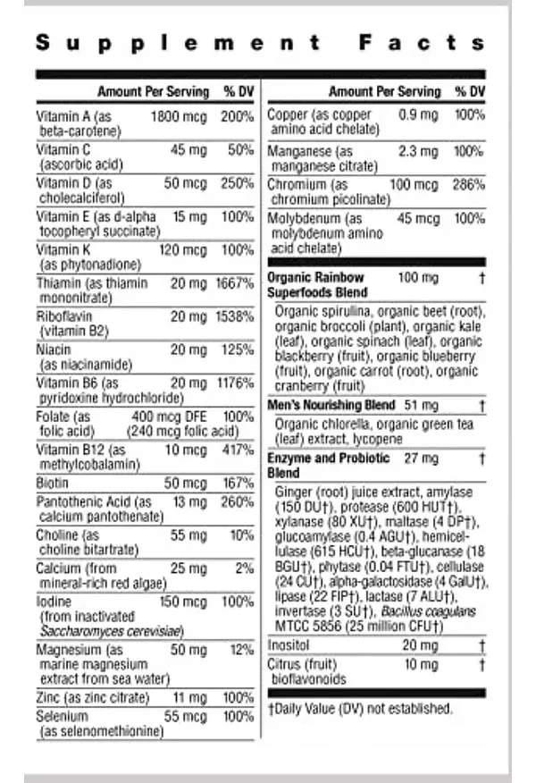 Salud y Equipamiento Médico - Multivitamínico Hombre 30 Tab 2