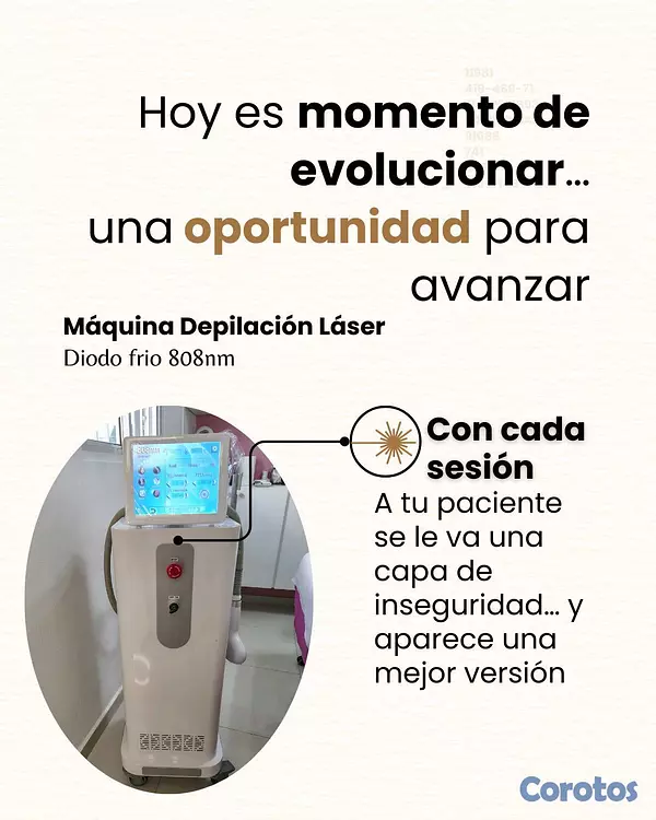 servicios profesionales - Maquina depilacion laser diodo frío 810nm 7