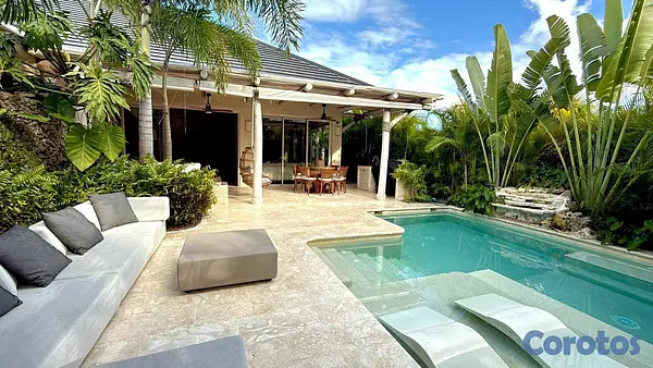 casas vacacionales y villas - Villa en alquiler amueblada en Punta Cana 10