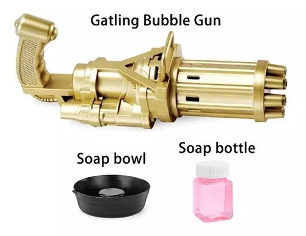 juguetes - Pistola Electrica para hacer Burbujas Niños Juguete Maquina 4