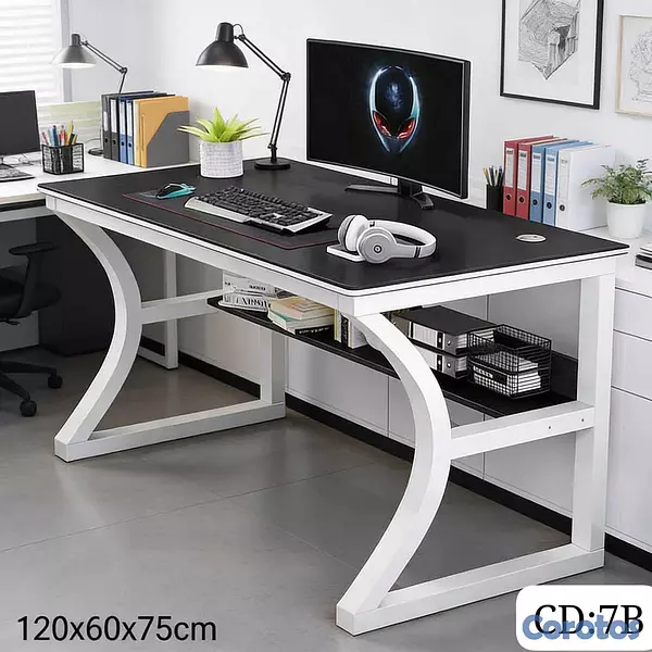 muebles y colchones - Escritorio Gaming con librero  2