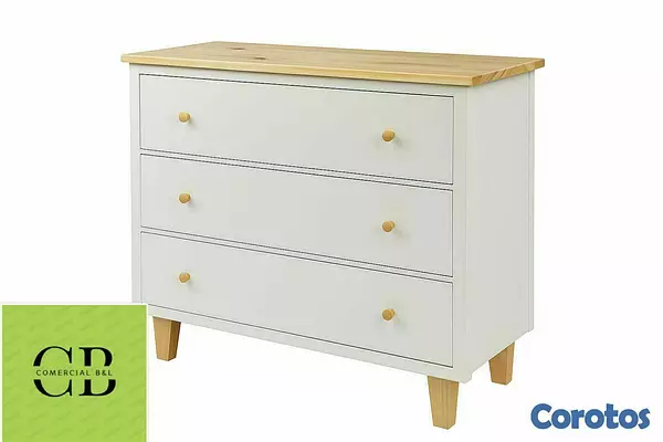 muebles y colchones - Mini biuro con tope natura  2