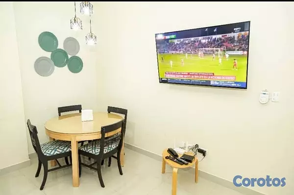 apartamentos - Apartamento en alquiler amueblado en Evaristo Morales  2