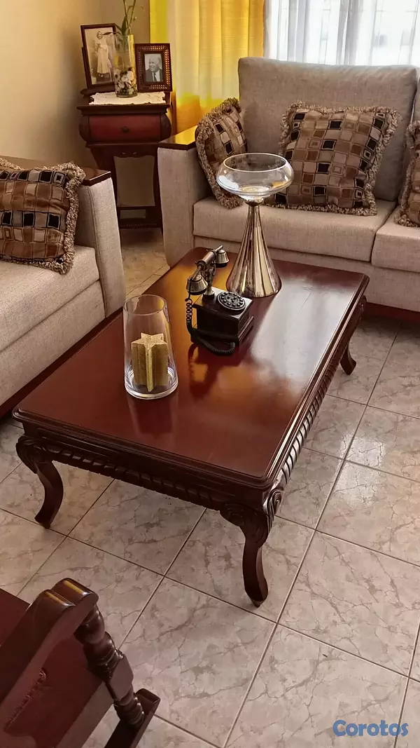 decoración y accesorios - Mesa en caoba 47x28.5 pulg NEGOCIABLE 7