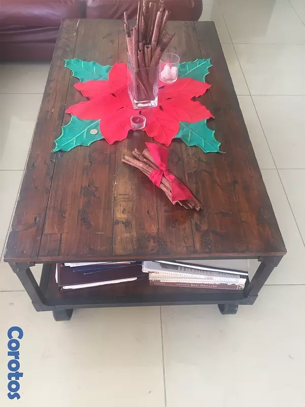 muebles y colchones - Mesa estilo carreta Vintage 1