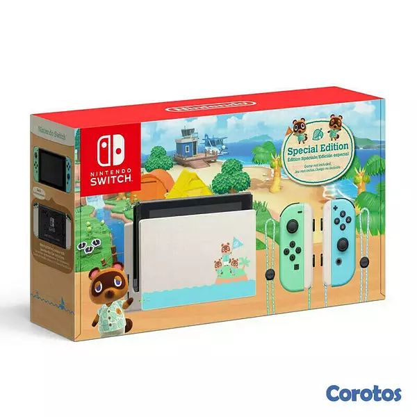 consolas y videojuegos - Nintendo Switch Consola Portatil y para TV Edicion Especial Animal Crossing