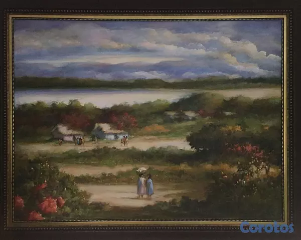 arte y antigüedades - Dos magníficas obra de arte del
maestro Alberto Houllemonth 2
