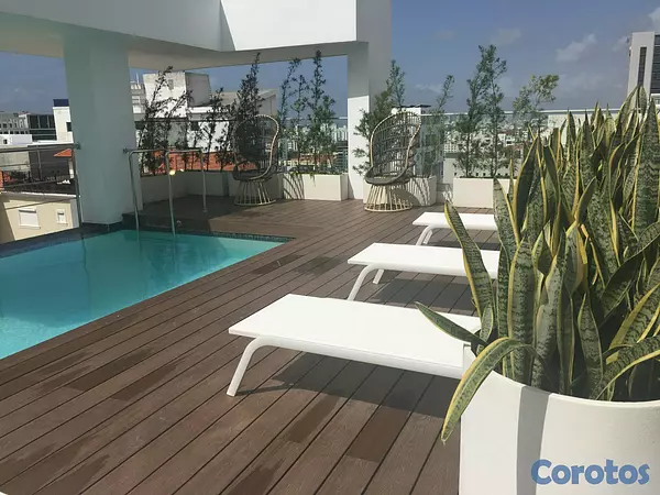 apartamentos - Apartamento en Alquiler en Piantini Amueblado de U 16