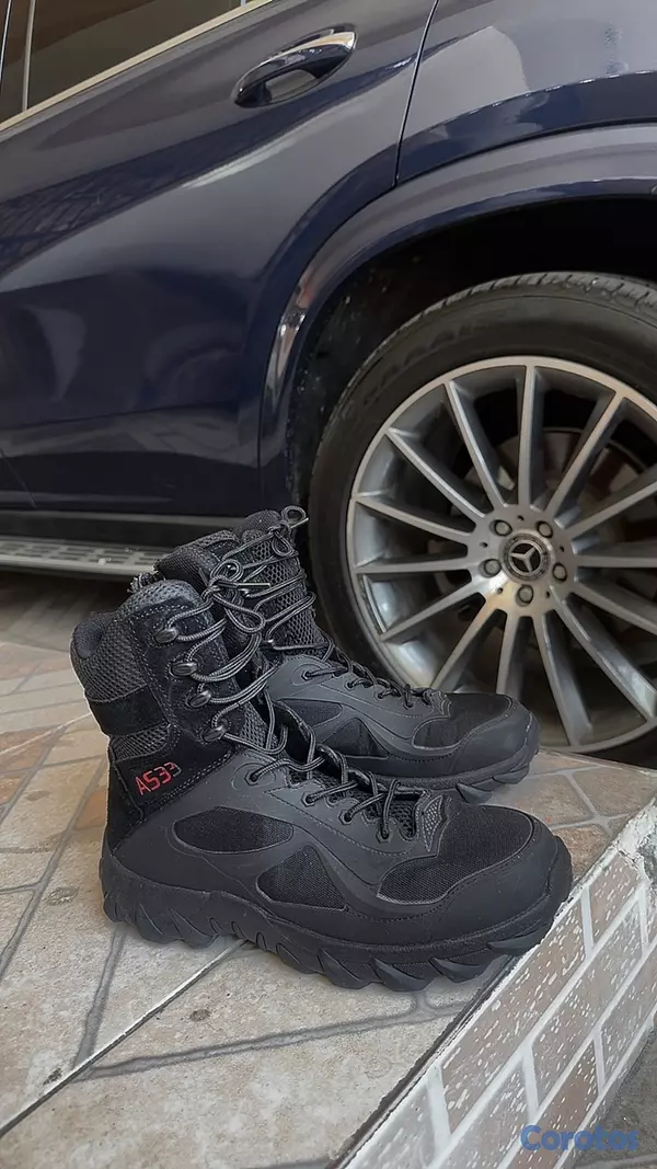 zapatos unisex - Botas Militares tipo tenis  1