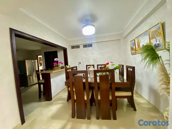 apartamentos - Espacioso apartamento de renta amueblada en La Esmeralda, santiago 4