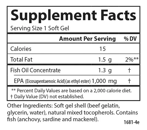 Salud y Equipamiento Médico - Epa 1000 Mg 120 Cap Carlson 2