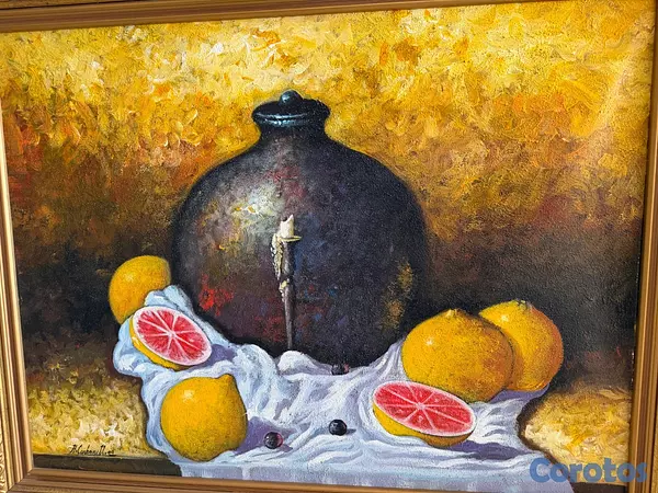 arte y antigüedades - Cena con Velas (Mixta sobre Lienzo) DM 829-537-328 5