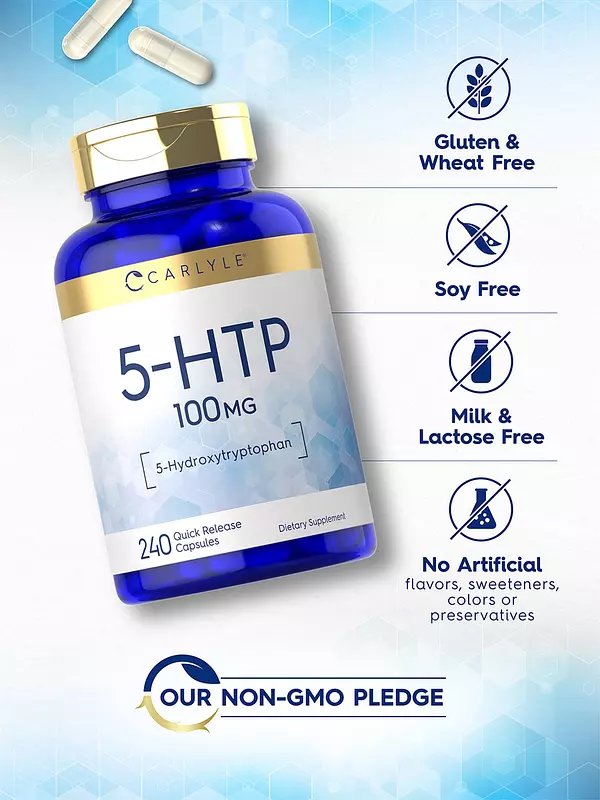 Salud y Equipamiento Médico - Carlyle 5htp | 100mg | 240 Capsulas 4