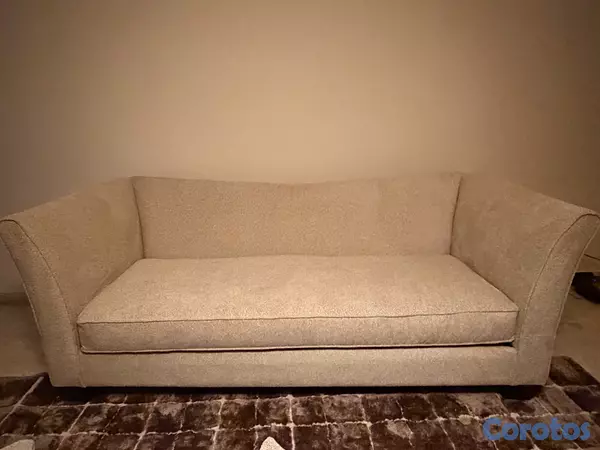 muebles y colchones - Conjunto de SOFAS DE 3 personas recién tapizados 4
