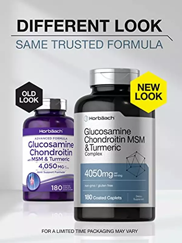 Salud y Equipamiento Médico - Glucosamina Condroitina 4050 Mg 180 Cap Horbaach 3