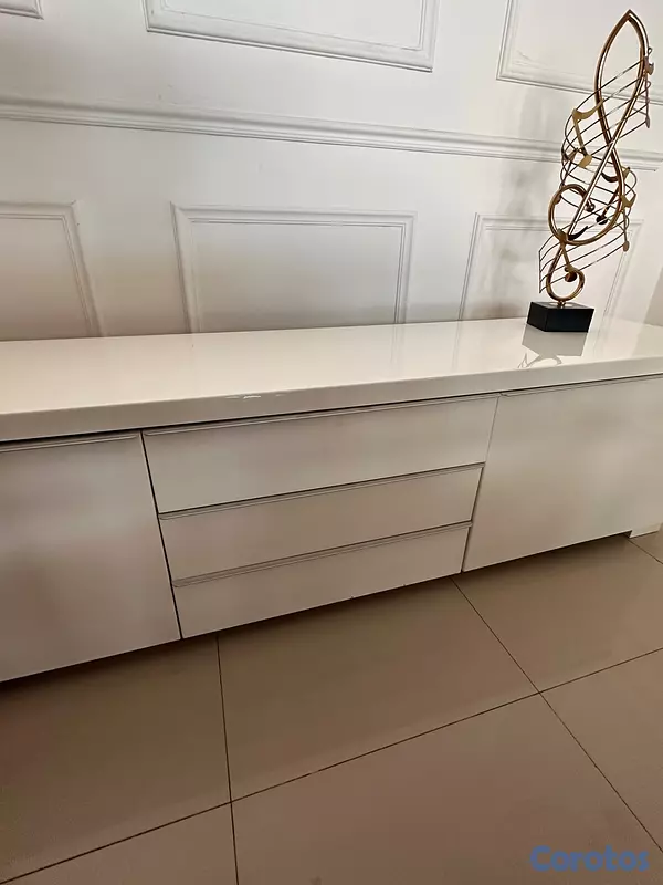 muebles y colchones - Mueble para TV con gavetas  3