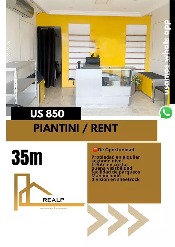oficinas y locales comerciales - Local en Piantini 1