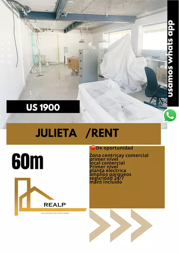 oficinas y locales comerciales - Local en Primer nivel en la Julieta  1