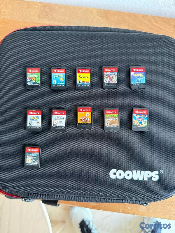 consolas y videojuegos - oportunidad Nintendo Switch OLED Completa, 
Estuche y Juegos 5