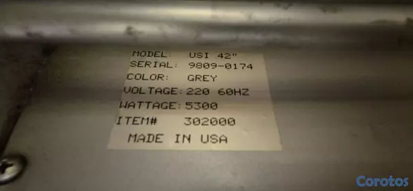 equipos profesionales - Laminadora doble cara de 42 pulgadas marca USI, en perfecto estado funcional. 3