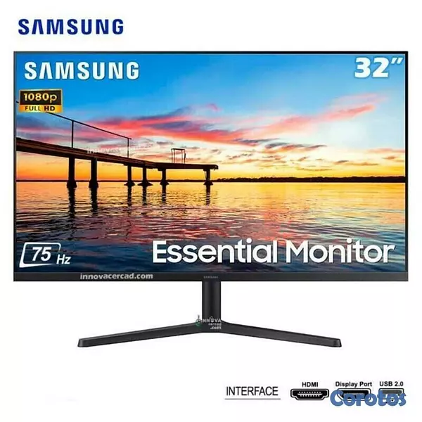 computadoras y laptops - MONITOR SAMSUNG 32 pulgadas  S30B FHD (1,920 X 1,080), 75HZ, FLAT, 16:9, 8MS 