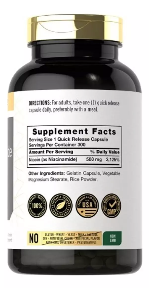 Salud y Equipamiento Médico - Niacinamida | 500 Mg | 300 Uds 2