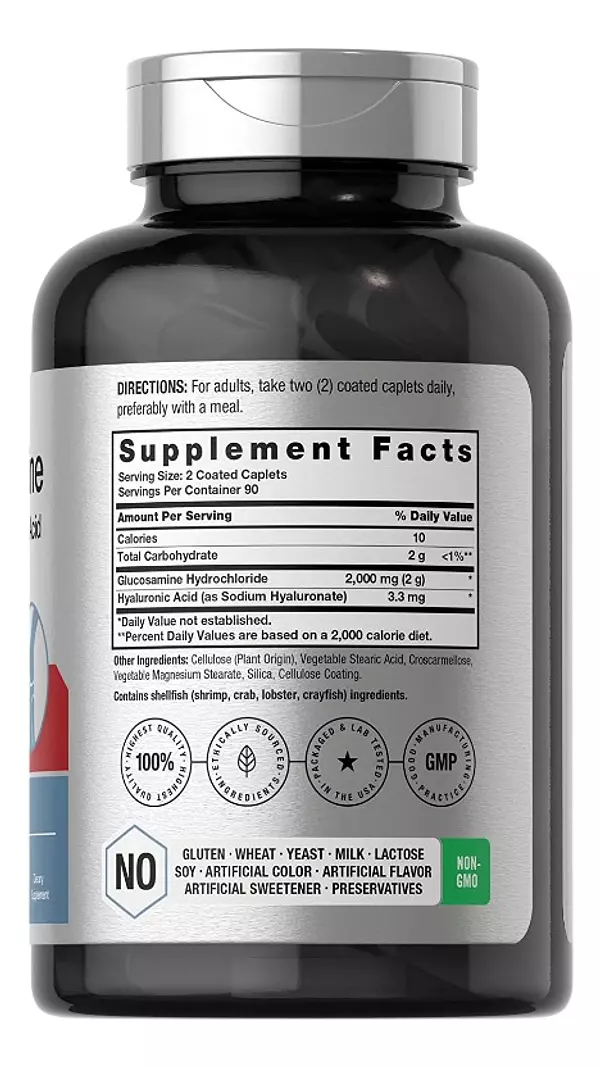 Salud y Equipamiento Médico - Glucosamina Hcl | 2000mg | 180u 2